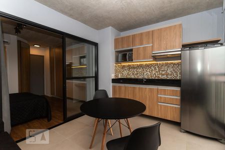 Studio à venda com 29m², 1 quarto e 1 vagaCozinha e Sala
