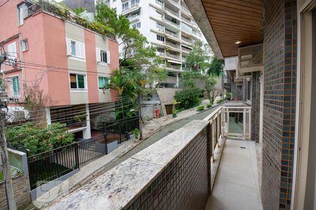Vista da Sacada de apartamento para alugar com 2 quartos, 80m² em Leblon, Rio de Janeiro
