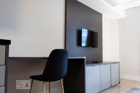 Detalhe Suíte de kitnet/studio para alugar com 1 quarto, 34m² em Vila Olímpia, São Paulo