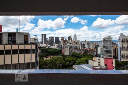 Apartamento à venda com 49m², 2 quartos e 1 vagaVista - saída da sala