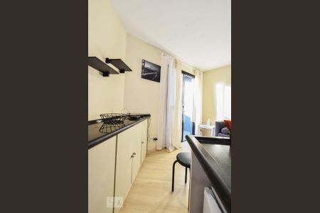 Cozinha de kitnet/studio para alugar com 1 quarto, 37m² em Brooklin Paulista, São Paulo