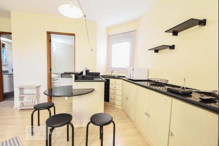 Cozinha de kitnet/studio para alugar com 1 quarto, 37m² em Brooklin Paulista, São Paulo