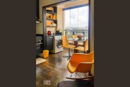 Sala de apartamento à venda com 1 quarto, 34m² em Pinheiros, São Paulo