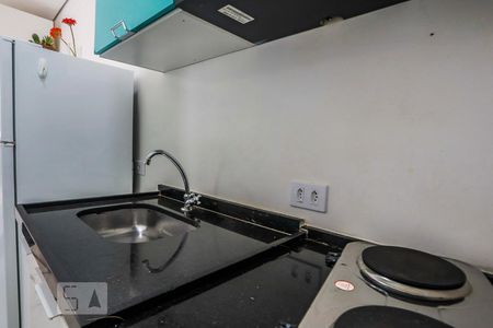 Cozinha de kitnet/studio para alugar com 1 quarto, 20m² em Vila Mariana, São Paulo