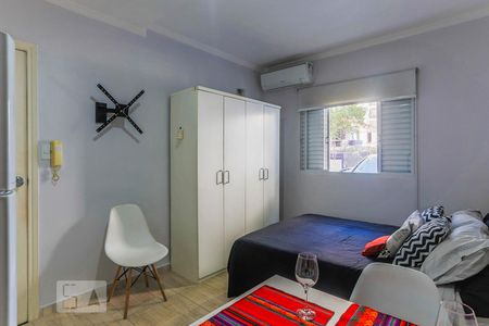 Quarto e Cozinha de kitnet/studio para alugar com 1 quarto, 20m² em Vila Mariana, São Paulo