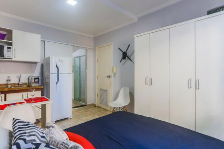 Quarto e Cozinha de kitnet/studio para alugar com 1 quarto, 20m² em Vila Mariana, São Paulo