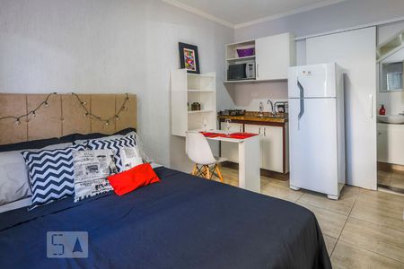 Quarto e Cozinha de kitnet/studio para alugar com 1 quarto, 20m² em Vila Mariana, São Paulo