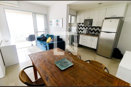 Sala de Jantar de apartamento à venda com 1 quarto, 49m² em Vila Andrade, São Paulo