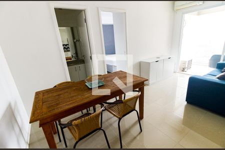 Sala de Jantar de apartamento à venda com 1 quarto, 49m² em Vila Andrade, São Paulo