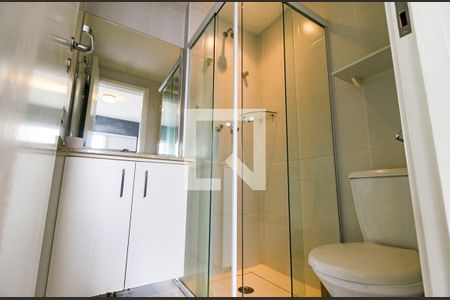 Banheiro da Suíte de apartamento à venda com 1 quarto, 49m² em Vila Andrade, São Paulo
