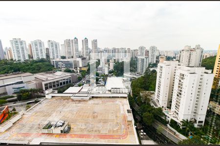 Vista da Sala de apartamento à venda com 1 quarto, 49m² em Vila Andrade, São Paulo