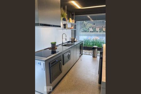 Cozinha de kitnet/studio à venda com 1 quarto, 52m² em Indianópolis, São Paulo