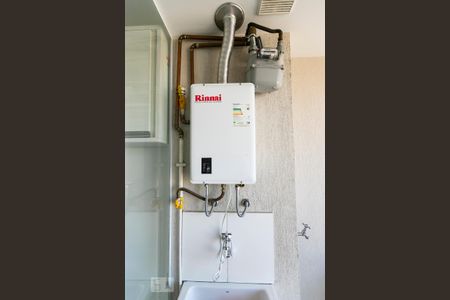 Apartamento à venda com 65m², 2 quartos e 2 vagasDetalhe da area de serviço