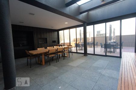 Studio para alugar com 25m², 1 quarto e sem vaga Studio para alugar com 25m², 1 quarto e sem vagaÁrea comum - Churrasqueira