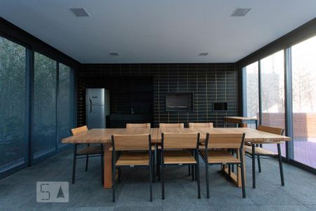 Studio para alugar com 25m², 1 quarto e sem vaga Studio para alugar com 25m², 1 quarto e sem vagaÁrea comum - Churrasqueira
