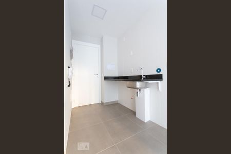 Cozinha de kitnet/studio para alugar com 1 quarto, 25m² em Cerqueira César, São Paulo