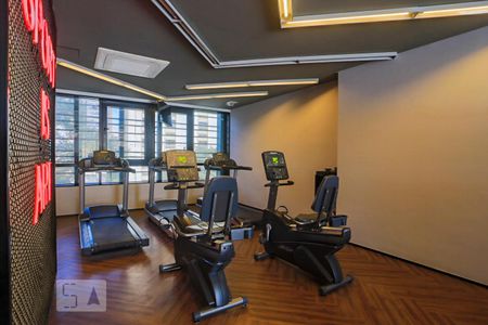 Studio para alugar com 21m², 1 quarto e sem vagaÁrea comum - Academia