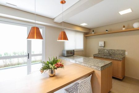 Studio à venda com 32m², 1 quarto e sem vagaSalão de festas 