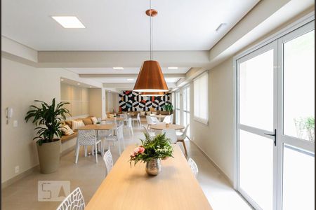 Studio à venda com 32m², 1 quarto e sem vagaSalão de festas 