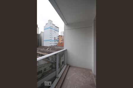 Varanda de kitnet/studio para alugar com 1 quarto, 22m² em Centro, São Paulo