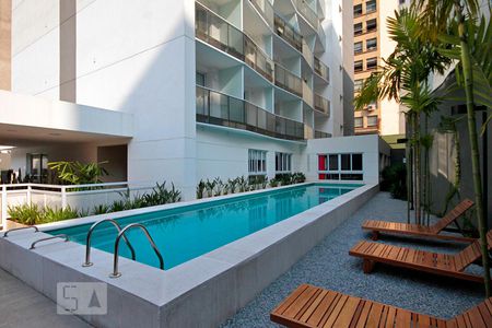 Studio para alugar com 22m², 1 quarto e sem vagaPiscina