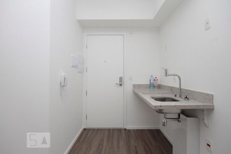 Cozinha de kitnet/studio para alugar com 1 quarto, 22m² em Centro, São Paulo