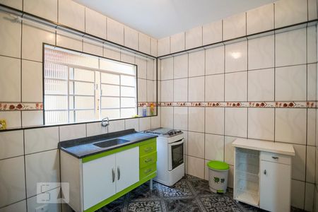 Cozinha de casa para alugar com 1 quarto, 70m² em Vila Alto de Santo André, Santo André