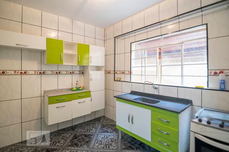 Cozinha de casa para alugar com 1 quarto, 70m² em Vila Alto de Santo André, Santo André