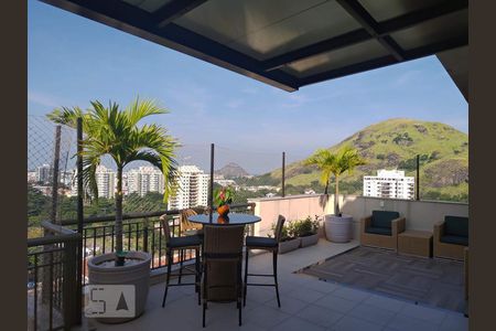 Varanda Gourmet de apartamento para alugar com 3 quartos, 160m² em Barra da Tijuca, Rio de Janeiro