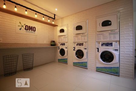 Studio para alugar com 25m², 1 quarto e sem vaga Studio para alugar com 25m², 1 quarto e sem vagaLavanderia