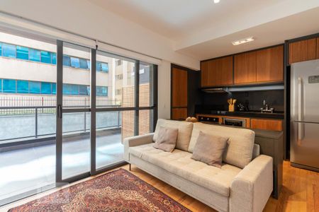 Sala de apartamento à venda com 1 quarto, 67m² em Itaim Bibi, São Paulo