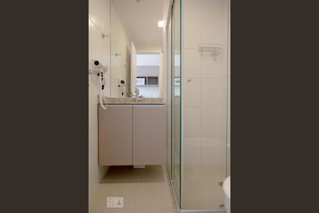 Studio para alugar com 20m², 1 quarto e sem vaga Studio para alugar com 20m², 1 quarto e sem vagaBanheiro da Suíte