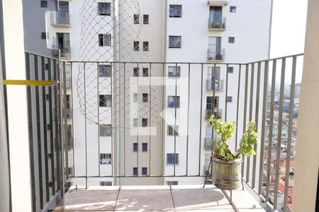 Varanda da Sala de apartamento à venda com 2 quartos, 52m² em Vila Campestre, São Paulo