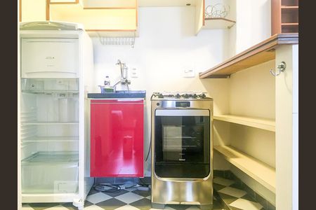 Cozinha de kitnet/studio à venda com 1 quarto, 44m² em Pinheiros, São Paulo