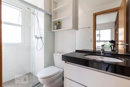 Studio para alugar com 34m², 1 quarto e 1 vaga Studio para alugar com 34m², 1 quarto e 1 vagaBanheiro