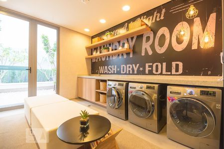 Studio para alugar com 34m², 1 quarto e 1 vaga Studio para alugar com 34m², 1 quarto e 1 vagaLavanderia