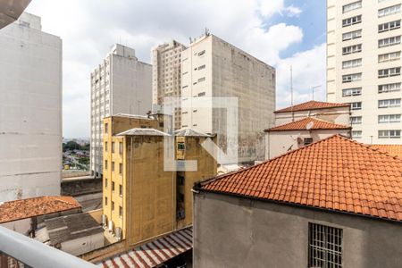 Varanda - Vista de kitnet/studio para alugar com 1 quarto, 24m² em Centro, São Paulo