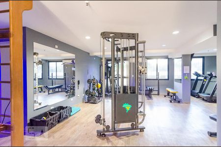 Apartamento para alugar com 45m², 1 quarto e 1 vaga Apartamento para alugar com 45m², 1 quarto e 1 vagaAcademia