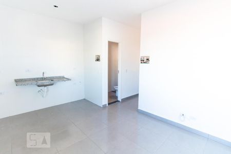 Sala/Cozinha de Apartamento com 1 quarto, 33m² Vila Constança 
