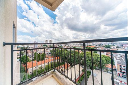 Varanda da Sala de apartamento à venda com 2 quartos, 55m² em Vila Homero Thon, Santo André