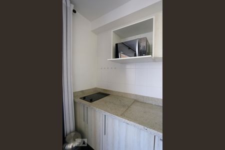 Cozinha de kitnet/studio à venda com 1 quarto, 32m² em Brooklin Paulista, São Paulo