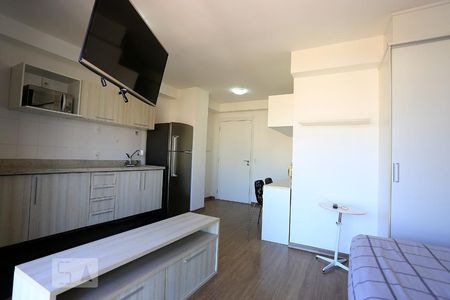 Cozinha de kitnet/studio à venda com 1 quarto, 32m² em Brooklin Paulista, São Paulo