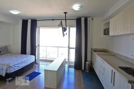 Cozinha de kitnet/studio à venda com 1 quarto, 32m² em Brooklin Paulista, São Paulo