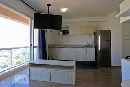 Cozinha de kitnet/studio à venda com 1 quarto, 32m² em Brooklin Paulista, São Paulo