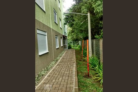 Patio lateral de apartamento para alugar com 2 quartos, 58m² em Vila Nova, Novo Hamburgo