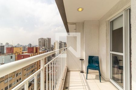 Apartamento para alugar com 36m², 1 quarto e sem vagaVaranda