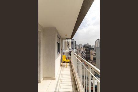 Apartamento para alugar com 36m², 1 quarto e sem vagaVaranda