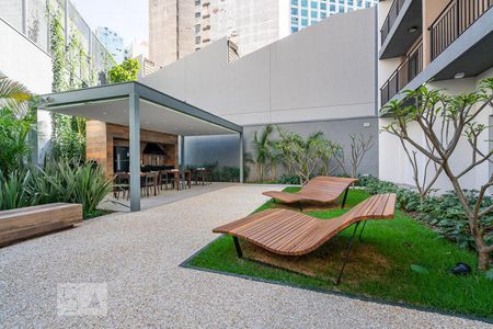 Studio para alugar com 39m², 1 quarto e sem vagaÁrea comum - Churrasqueira