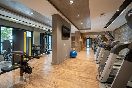 Studio para alugar com 39m², 1 quarto e sem vagaÁrea comum - Academia