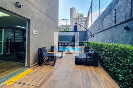 Área comum de kitnet/studio para alugar com 1 quarto, 28m² em Sé, São Paulo